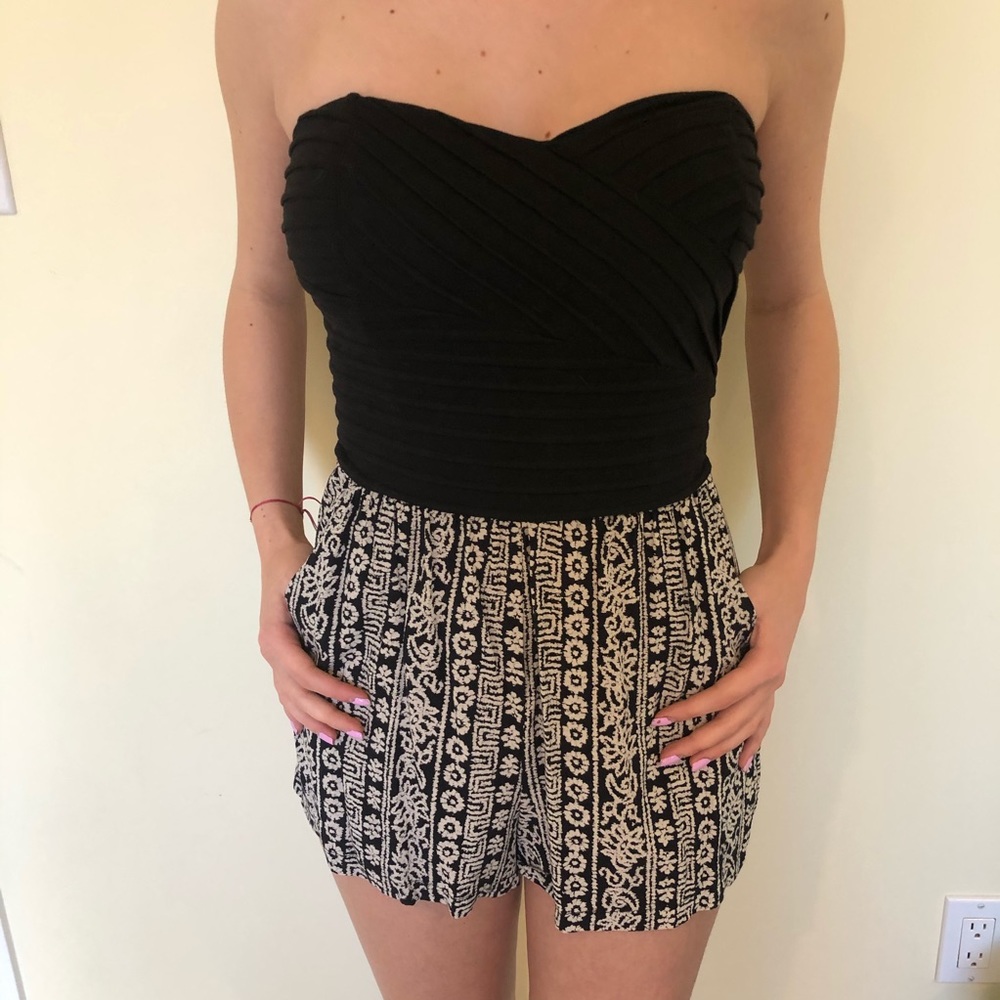 Strapless Romper
